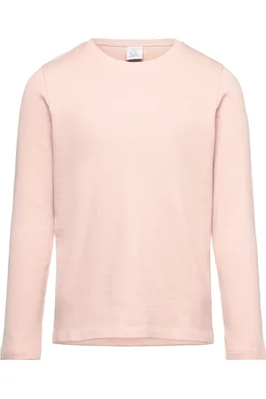 Lindex Top L S Basic Rib Pink