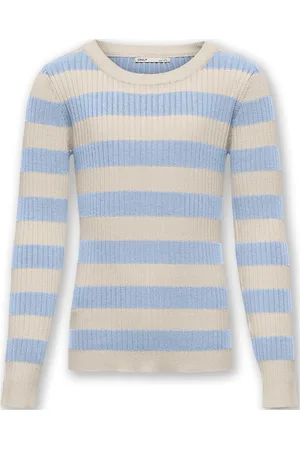 ONLY Kogkarol L/S O-Neck Knt Blue