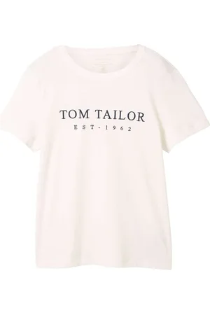 TOM TAILOR T-Shirt Logo Print White