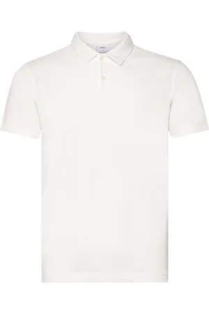 MANGO Slim-Fit Cotton Piqué Textured Polo Shirt White