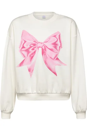 Lindex Sweatshirt Big Bow White
