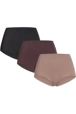 Lindex 3 P Brief Active Wear Classic Brown