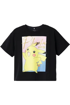 NAME IT Nkfjaxaja Pokemon Ss Boxy Top Box Sky Black