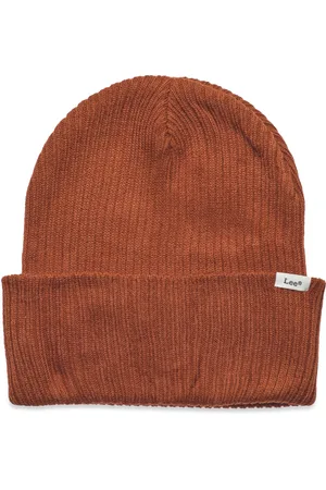 Lee Ribbed Beanie Brown