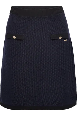 Lindex Skirt Malva Knitted Navy