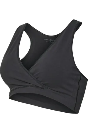 Mama;licious Mlcrossy Cotton Bra 2F Noos Black