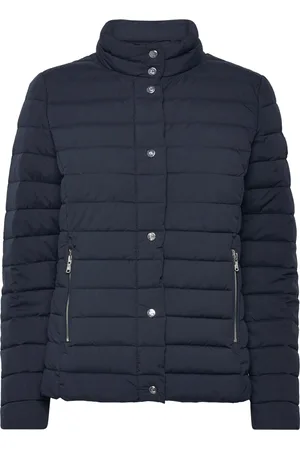 Ralph Lauren Quilted Funnelneck Puffer Coat Navy
