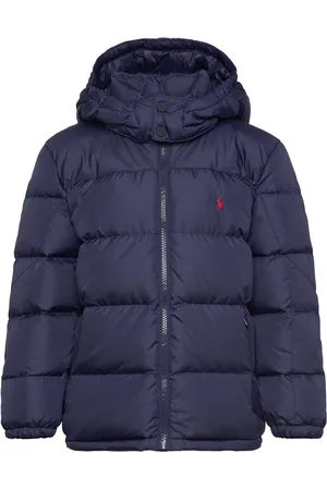 Ralph Lauren Ripstop Down Hooded Jacket Navy