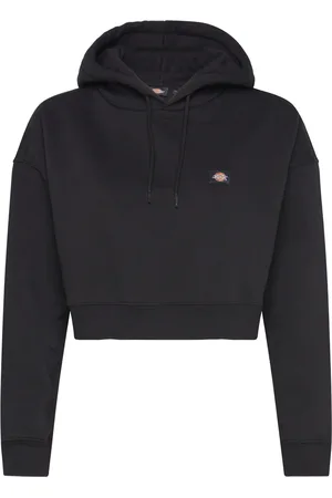 Dickies Oakport Cropped Hoodie Black