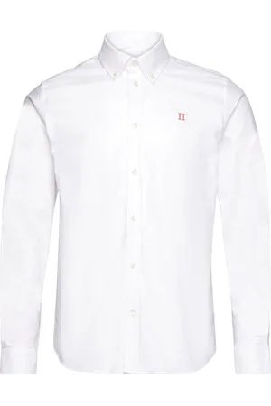 Les Deux Konrad Contrast Oxford Shirt White