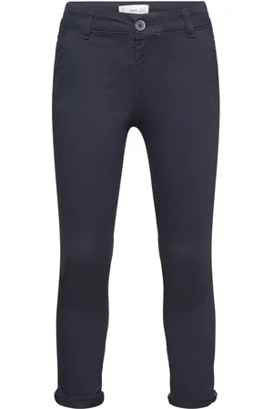 MANGO Cotton Chinos Navy