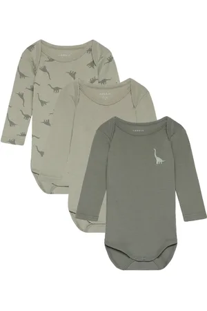 NAME IT Nbmbody 3P Ls Green Dino Noos Green