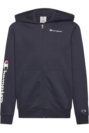 Champion Hooded Full Zip Sweatshirt Navy