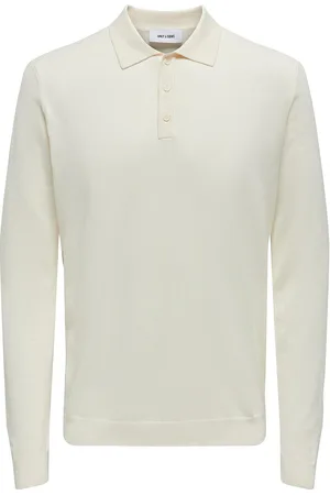 Only & Sons Onswyler Life Ls Polo Knit White