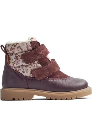 WHEAT Winterboot Moon Tex Burgundy