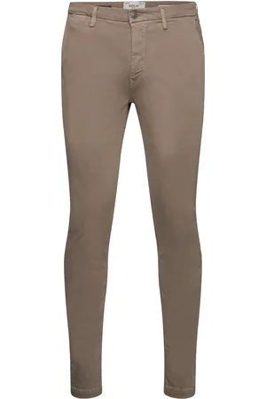 Replay Zeumar Trousers Slim Hyperchino Color Xlite Beige