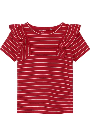NAME IT Nmfliana Ss Top Red