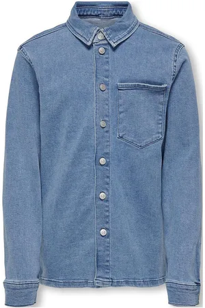 ONLY Kobstorm L.blue Ls Shirt Dnm Blue