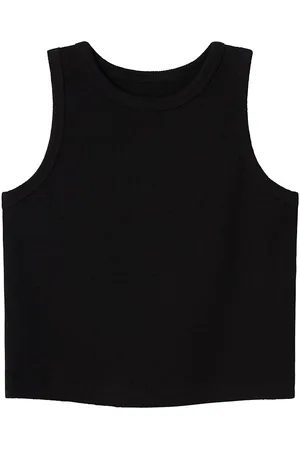 NAME IT Nkfnakal Sl Crop Top Noos Black