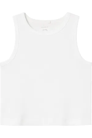 NAME IT Nkfnakal Sl Crop Top Noos White