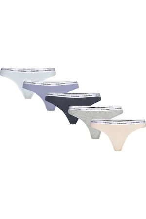 Calvin Klein Thong 5Pk Patterned