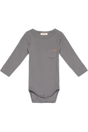 Lil Atelier Nbmgio Ben Ls Slim Body Lil Grey