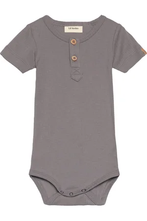 Lil Atelier Nbmgio Boa Ss Slim Body Lil Grey