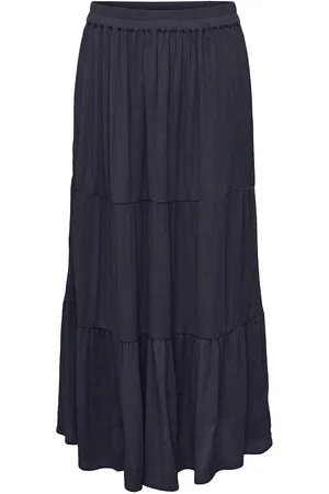 ONLY Onlniki Midi Skirt Wvn Cs Navy