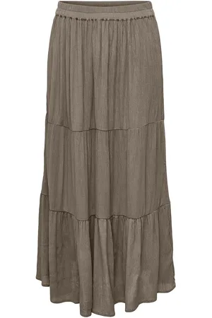 ONLY Onlniki Midi Skirt Wvn Cs Green