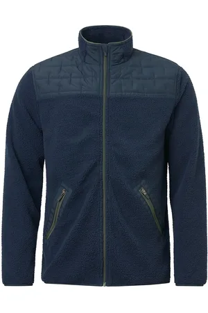 Abacus Mens Preston Pile Windjacket Navy