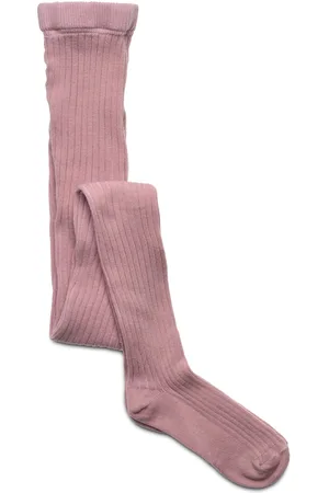 Melton Tights - Rib - All S Pink