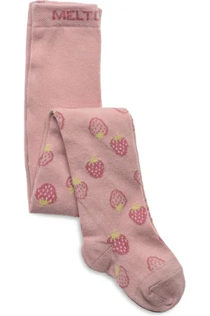 Melton Strawberries Tights Pink