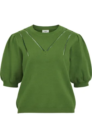 Object Objvari Knit 2/4 Re Knit Pullover 134 Green