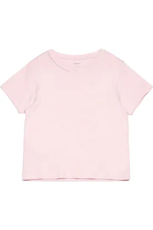 NAME IT Nkflomster Ss Short Loose Top Pink