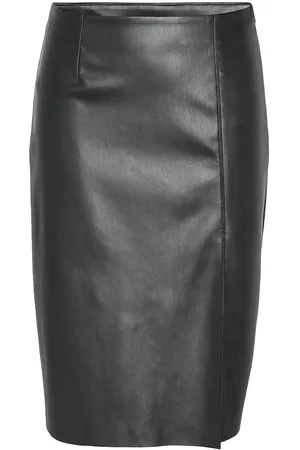Noisy May Nmclara Hw Slit Midi Length Skirt Noos Black