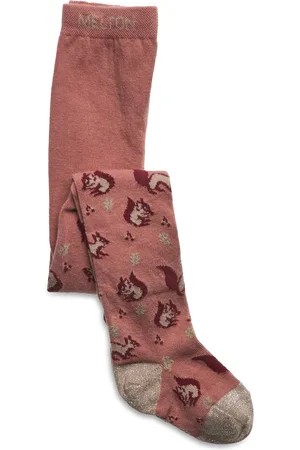 Melton Squirrel Tights Pink