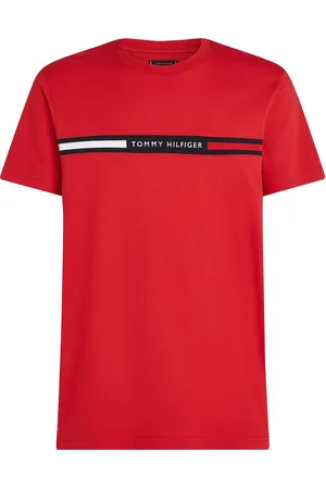 Tommy Hilfiger Hilfiger Chest Insert Tee Red