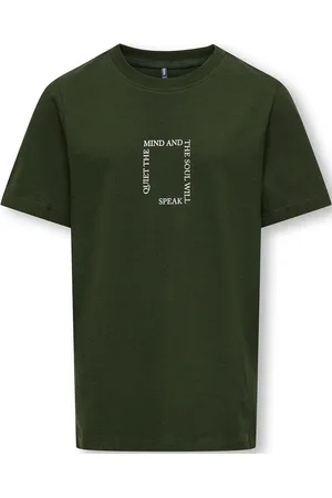 ONLY Kobjoseph Reg S/S Tee Box Jrs Green