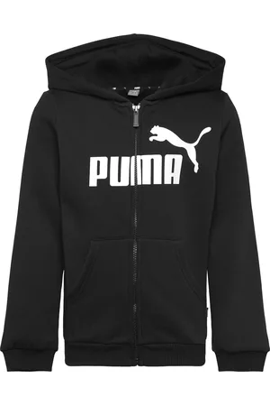 PUMA Ess Big Logo Fz Hoodie Fl B Black