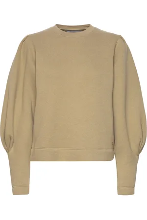Mos Mosh Mmtulic O-Ls Sweatshirt Beige