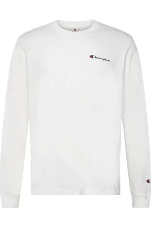 Champion Crewneck Long Sleeve T-Shirt White