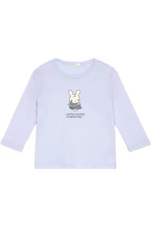 Benetton T-Shirt L/S Blue