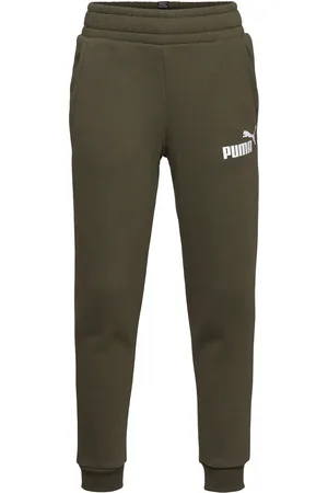 PUMA Ess Logo Pants Fl Cl B Khaki