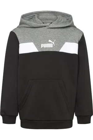 PUMA Power Colorblock Hoodie Fl B Black
