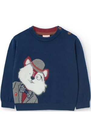 Boboli Knitwear Pullover For Baby Boy -Bci Blue