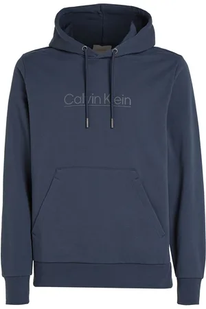 Calvin Klein Raised Line Logo Hoodie Navy