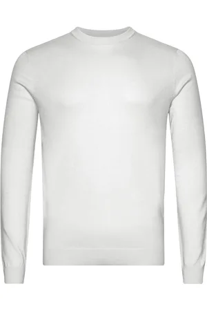 Only & Sons Onswyler Life Reg 14 Ls Crew Knit Noos White