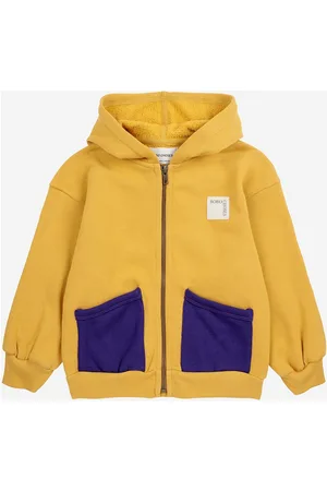 Bobo Choses Zipped Hoodie Yellow