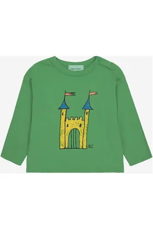 Bobo Choses Baby Faraway Castle T-Shirt Green