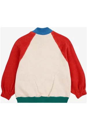 Bobo Choses B.c Vintage Color Block Zipped Sweatshirt Patterned